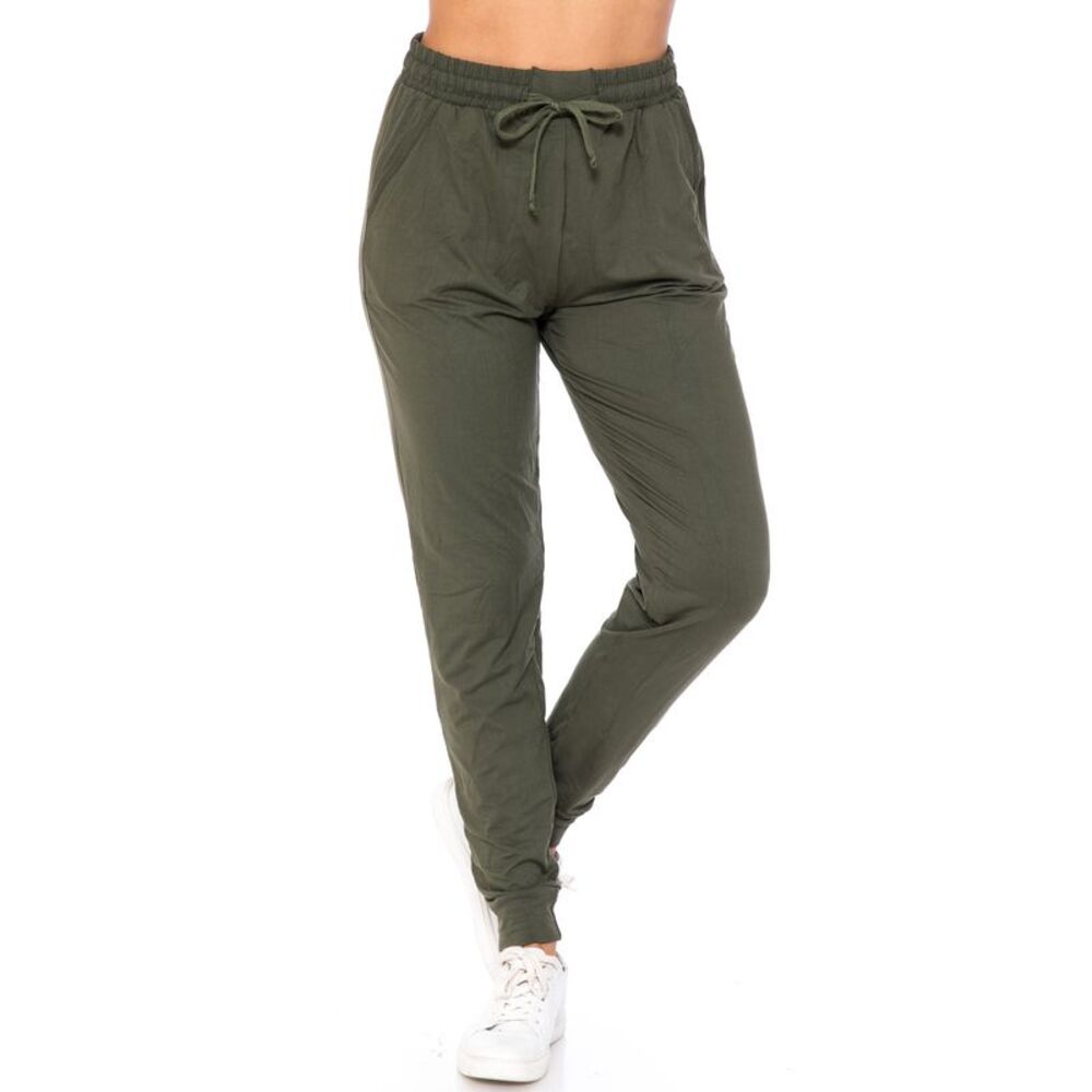 World of Leggings Buttery Smooth Basic Solid Joggers - New Mix